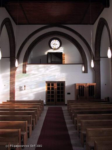 Pritzwalk Innenansicht Orgel. Nach der Renovierung ...