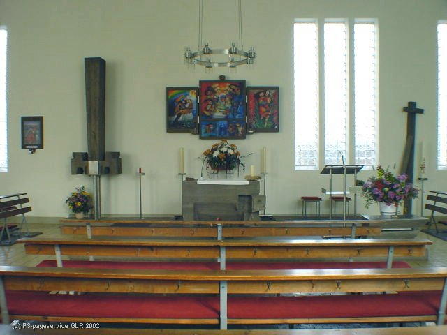 Wittenberge Innenansicht Altar